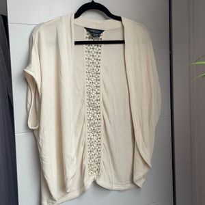 (Size 18) Plus size shrug with crochet detailing
